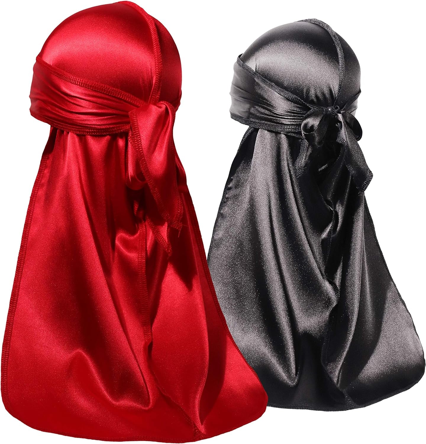 2 PCS Silky Satin Baby Durags for Boys Girls Infant