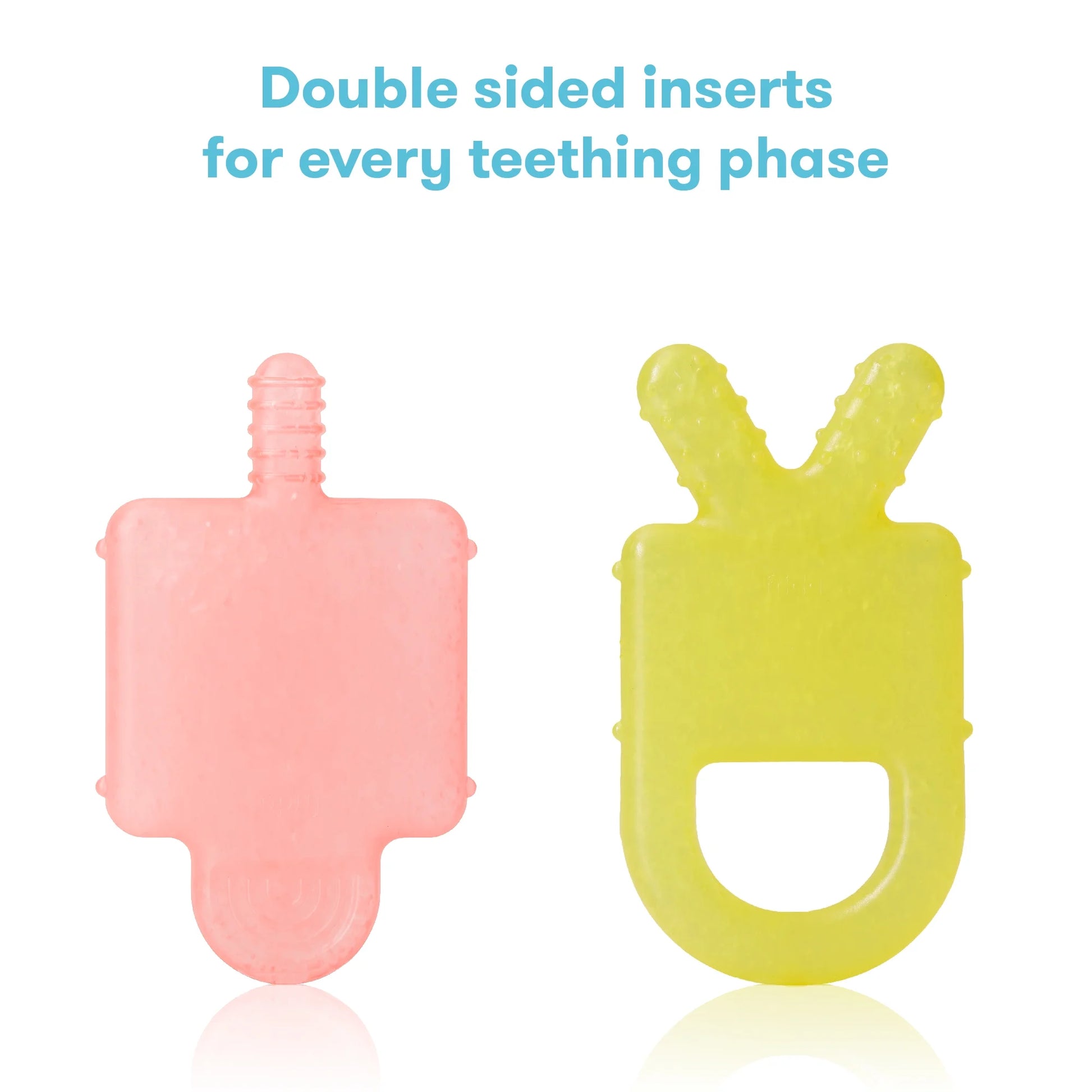 Not-Too-Cold-To-Hold Teether Toy for Infant Sore Gum Relief, 3 Pieces