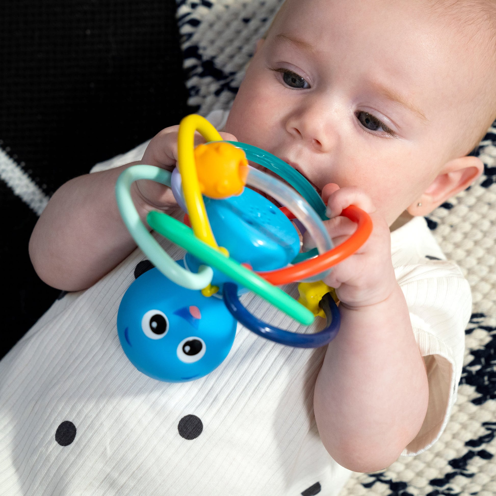 Ocean Explorers Opus’S Shake & Soothe Teether Toy & Rattle, Infants 0+ Months