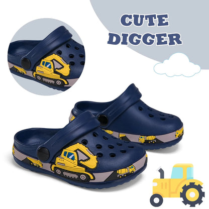 Toddler Boys Girls Cute Cartoon Clogs Kids Lightweight Garden Shoes Beach Pool Sandals